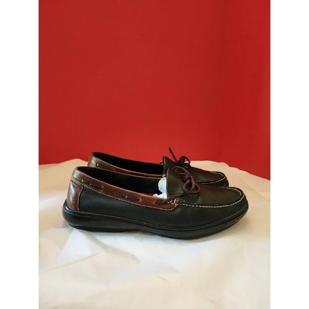 COLE HAAN MOCCASIN LOAFER C08940 BROWN LEATHER SIZE 12 M